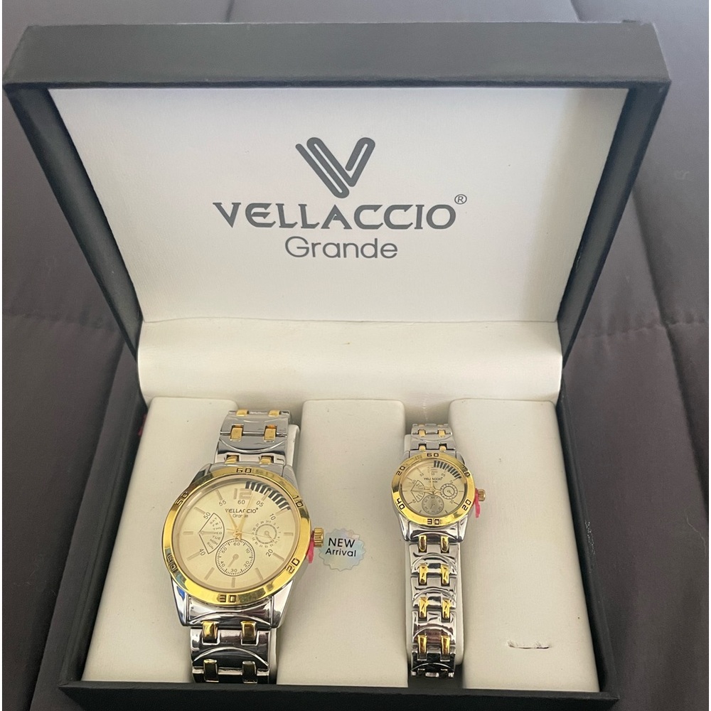 Vellaccio Grande his and hers watch set